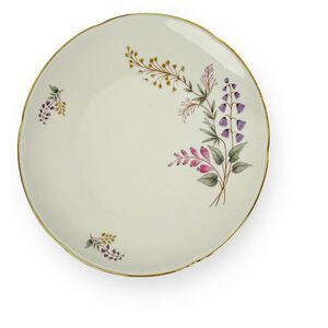 Seltmann Weiden K Bavaria Salad Plate Floral Pink Purple Gold Trim Porcelain Vtg